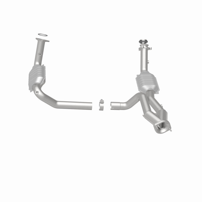 02-06 Cadillac Escalade / 02-06 Chevy Avalanche 5.3L Y-Pipe: Dual Converter for 2WD - Easy Install