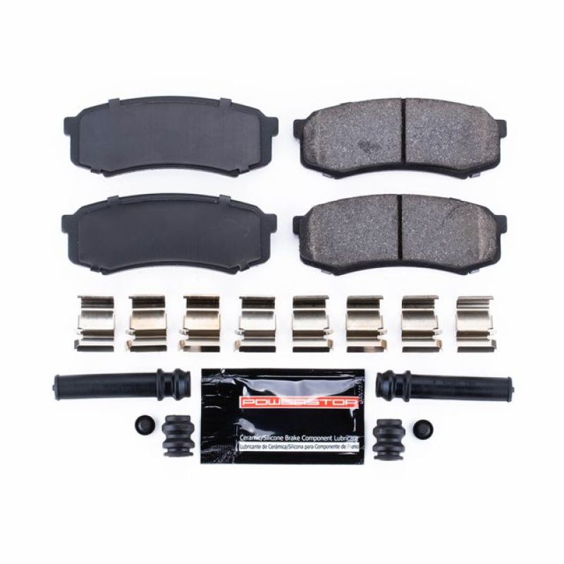 PowerStop Rear Z23 Evolution Sport Brake Pads w/Hardware for 10-19 Lexus GX460 - OneFastShop