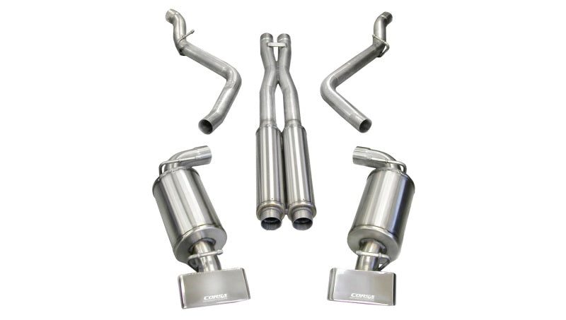 Corsa Performance Polished Xtreme Cat-Back Exhaust for Dodge Challenger SRT-8 6.1L V8 (2008-2010) - OneFastShop