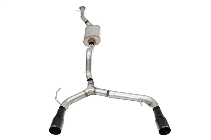 Corsa Performance Cat-Back Exhaust 2.75in Dual Rear 4in Black Tips for 21-25 Ford Bronco 2.3L 4-Door - OneFastShop