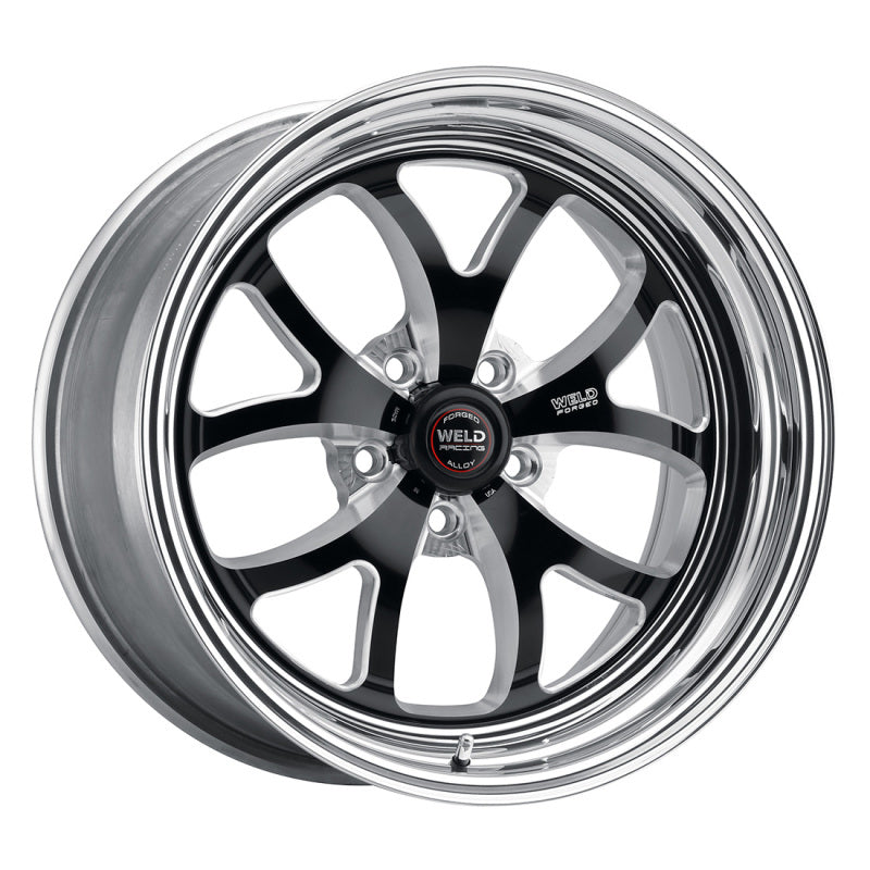 Weld S76 Wheel – 17x7 5x4.75 Bolt Pattern – 4.8 in. Backspace – Black (Medium Pad) Non Beadlock - OneFastShop