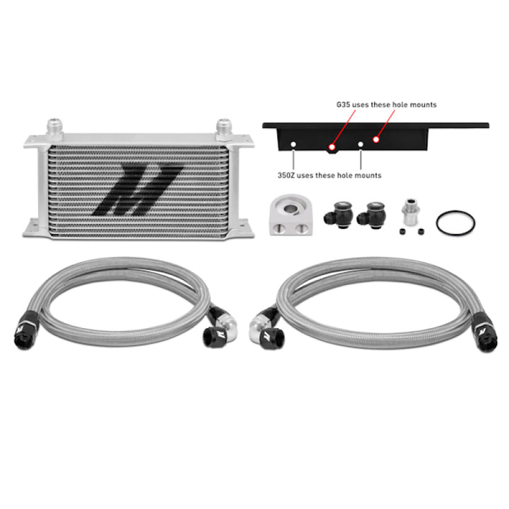 Mishimoto Oil Cooler Kit for 03-09 Nissan 350Z / 03-07 Infiniti G35 Coupe - OneFastShop