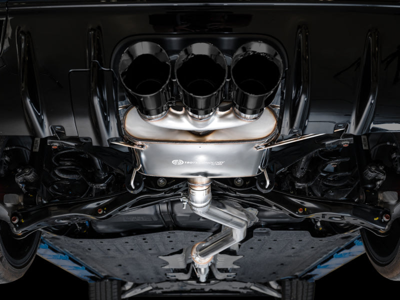 AWE Tuning Touring Edition Exhaust with Triple Diamond Black Tips for 2023 Honda Civic Type R