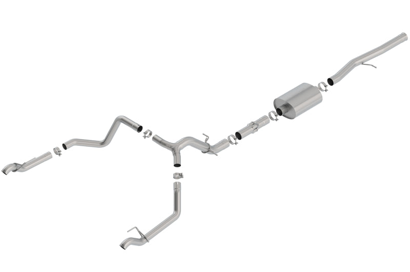 Borla Catback Exhaust System with ATAK Muffler - Chevy Silverado/GMC Sierra 1500 6.2L SS Year 2019