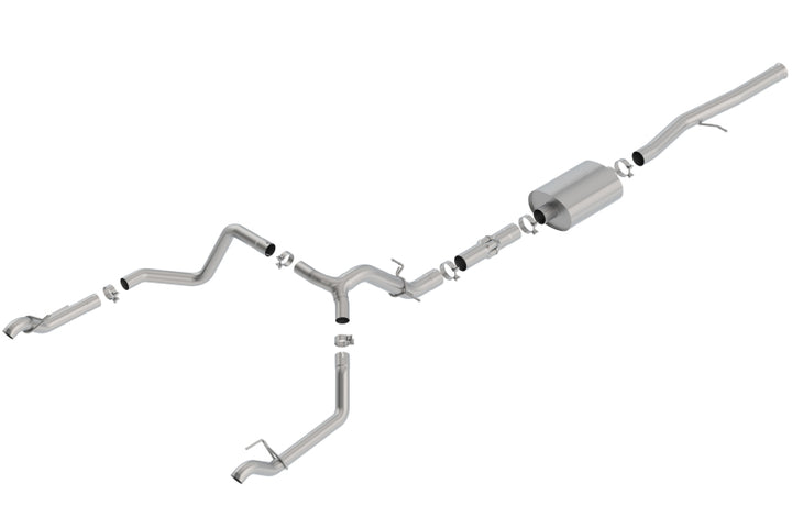 Borla Catback Exhaust System with ATAK Muffler - Chevy Silverado/GMC Sierra 1500 6.2L SS Year 2019