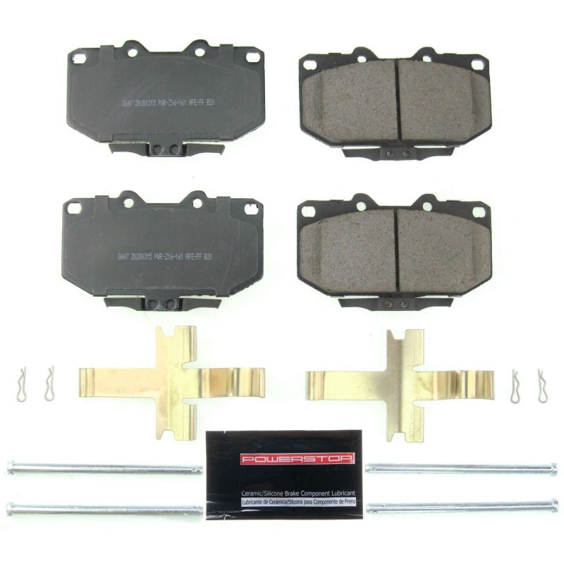 PowerStop Z23 Evolution Sport Brake Pads with Hardware for 89-96 Nissan 300ZX - OneFastShop