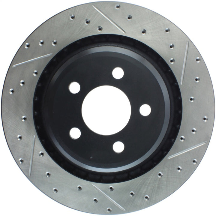 Stoptech SportStop Rear Left Drilled & Slotted Rotor for 06-09 Chrysler SRT-8 - OneFastShop
