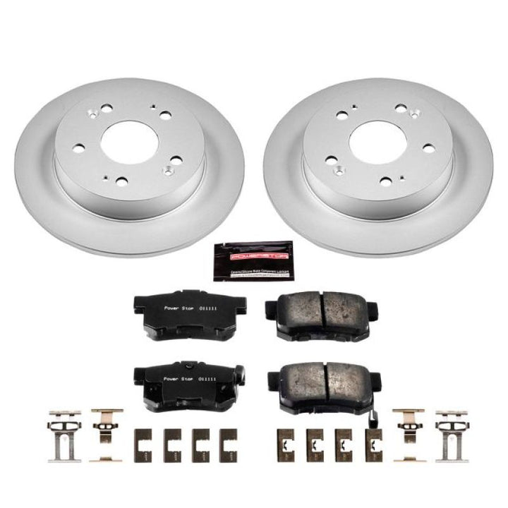 PowerStop Rear Z17 Evolution Geomet Coated Brake Kit for 13-15 Acura ILX - OneFastShop