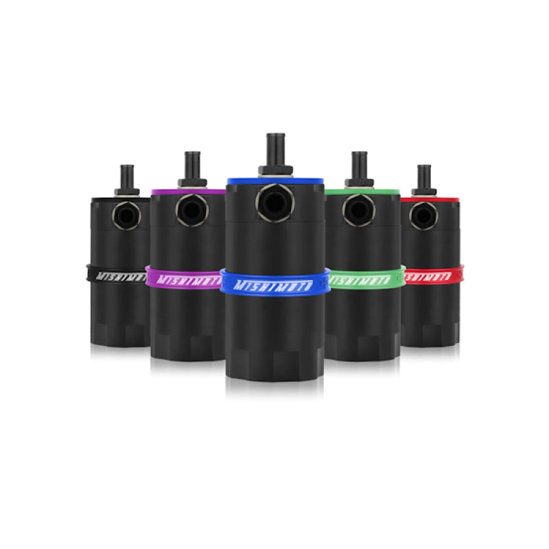Mishimoto Baffled Oil Catch Can Universal Purple Fit