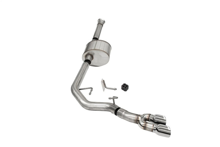 CORSA Performance Xtreme Cat-Back Exhaust for 2021-2024 Ford F-150 SuperCab 5.0L V8 Front of Tire Exit Polished