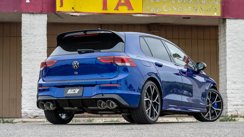 Borla 22-25 Volkswagen Golf R S-Type Cat-Back Exhaust 4.5 Inch Tips With Logo