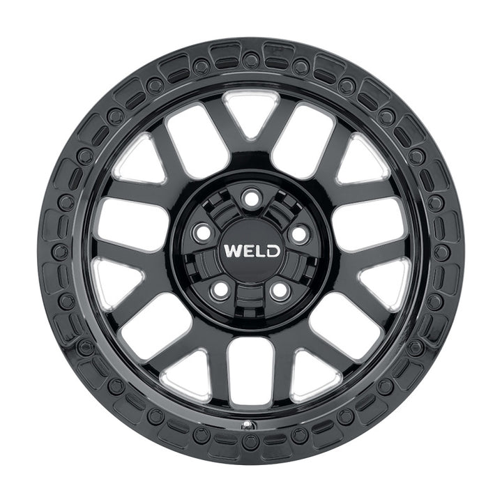 Weld Off-Road W105 17x10 Cinch Wheel 6x135/6x139.7 ET-25 BS4.50 for 106.1 Satin MIL And Gloss Black (106.1) - OneFastShop