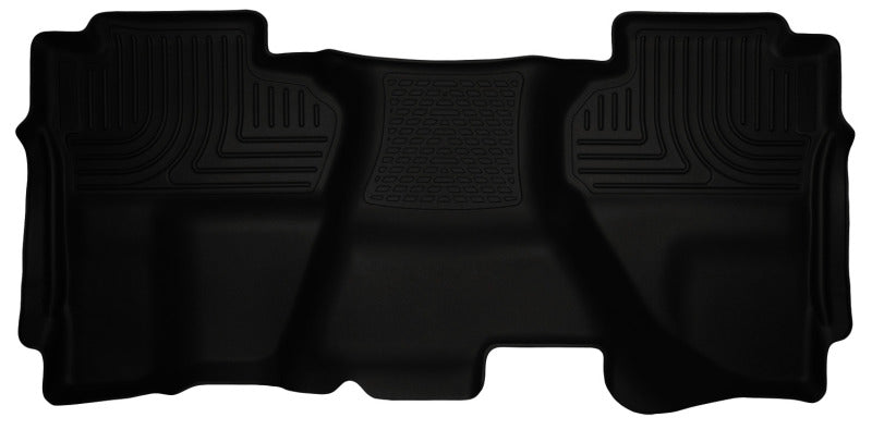 Husky Liners Weatherbeater Black 2nd Seat Floor Liner for 14-19 Chevrolet Silverado 1500 & GMC Sierra 1500