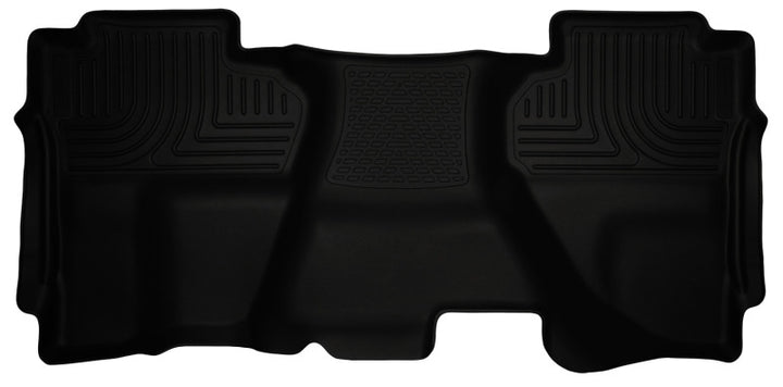 Husky Liners Weatherbeater Black 2nd Seat Floor Liner for 14-19 Chevrolet Silverado 1500 & GMC Sierra 1500