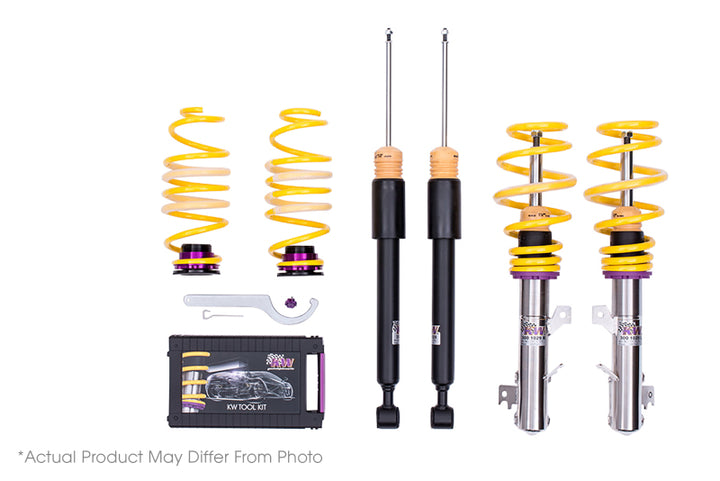 KW Coilover Kit V1 with Stainless Steel Struts - Audi Q5 (8R)