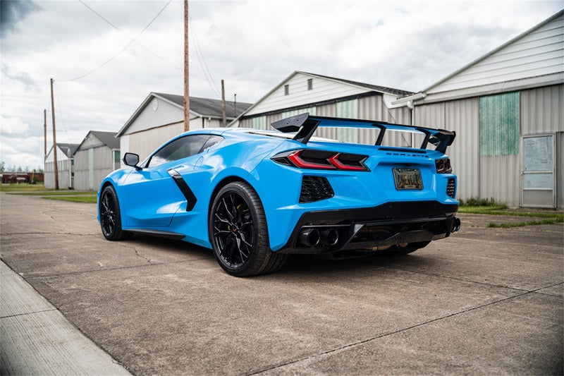 CORSA Performance 3in Xtreme Cat-Back Exhaust with 4.5in Carbon Fiber Tip for 2020-2023 Chevrolet Corvette C8 RWD
