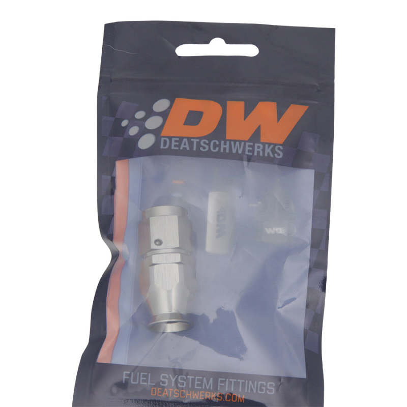 DeatschWerks 6AN Female Swivel Straight Hose End PTFE with 1 Olive Insert