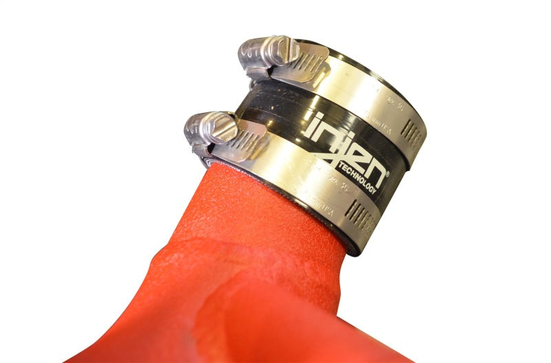 Injen Short Ram Air Intake Wrinkle Red for 18-20 Kia Stinger 3.3L Twin Turbo