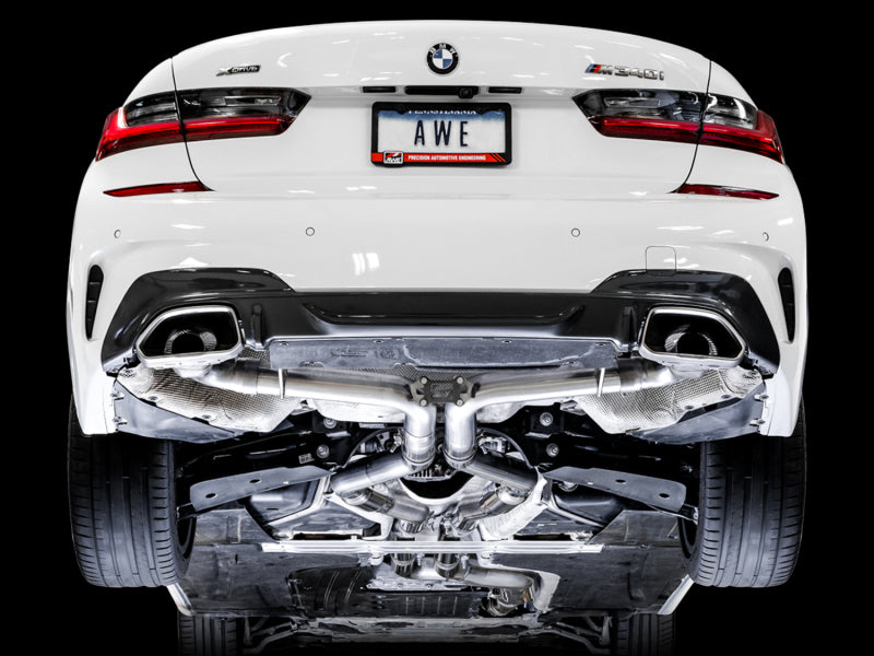 AWE Tuning Track Edition Exhaust for 2019+ BMW M340i (G20) - OneFastShop
