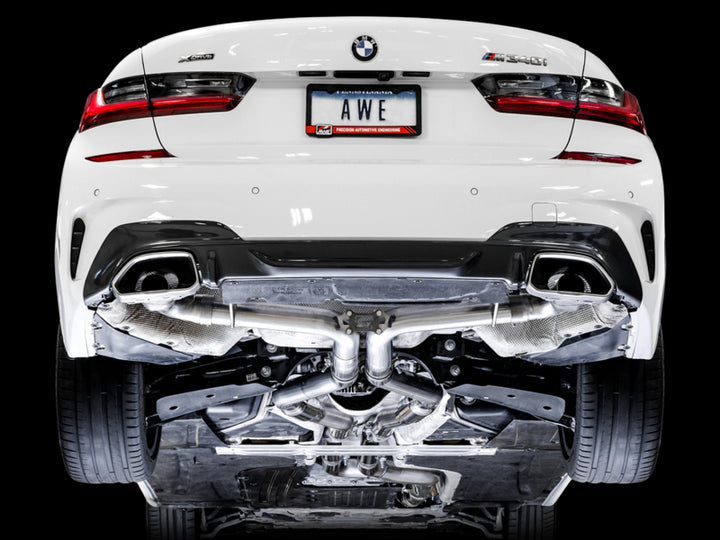 AWE Tuning Track Edition Exhaust for 2019+ BMW M340i (G20) - OneFastShop