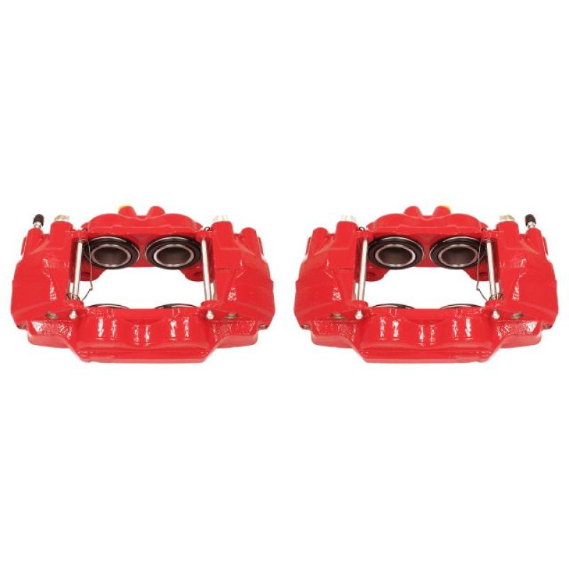 PowerStop Front Red Calipers w/o Brackets - Pair for 03-09 Toyota 4Runner Limited Sport SR5 - OneFastShop