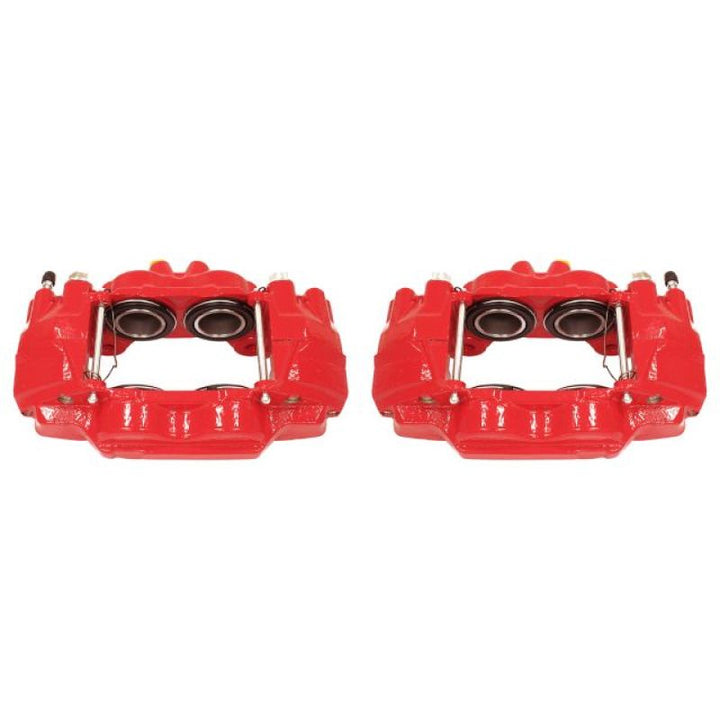PowerStop Front Red Calipers w/o Brackets - Pair for 03-09 Toyota 4Runner Limited Sport SR5 - OneFastShop