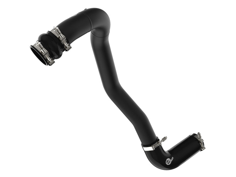 aFe BladeRunner 3 IN Aluminum Hot Charge Pipe - Black for 08-10 Ford F-250/F-350 Super Duty V8-6.4L (td)