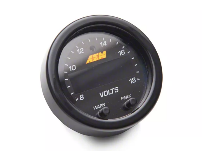 AEM X-Series Voltmeter Gauge - 8-18V, image 3