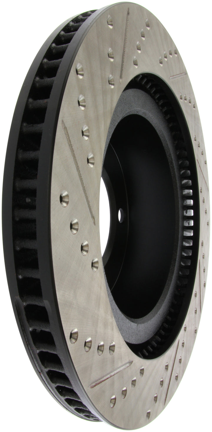 StopTech Front Left Slotted & Drilled Rotor for 07-09 Toyota Tundra / 08-09 Toyota Sequoia - OneFastShop