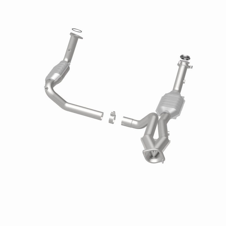 02-06 Cadillac Escalade / 02-06 Chevy Avalanche 5.3L Y-Pipe: Dual Converter for 2WD - Easy Install