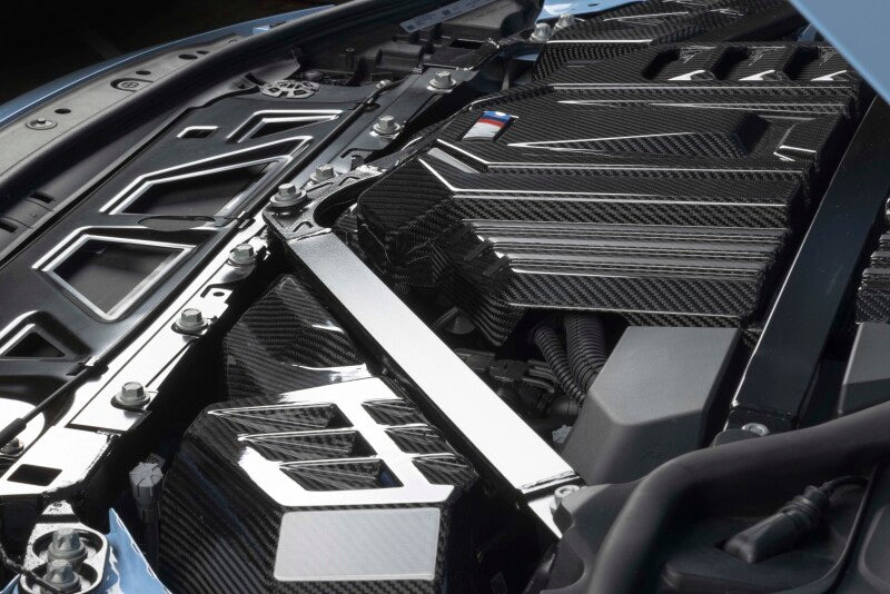 Dinan Carbon Fiber Engine Cover BMW M2/M3/M4 S58 2021-2026 - Gloss Twill with Matte Accents, image 11