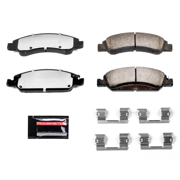 PowerStop Z36 Front Truck & Tow Brake Pads with Hardware for 06-18 Chevrolet Silverado 1500