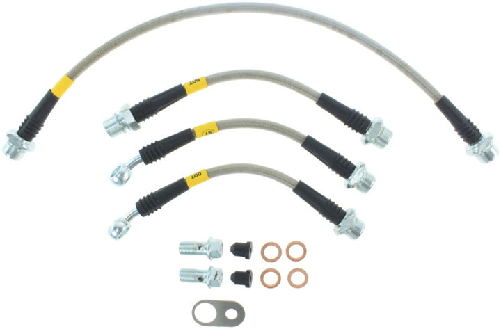 StopTech Rear Stainless Steel Brake Lines for 08-11 Scion xB - OneFastShop