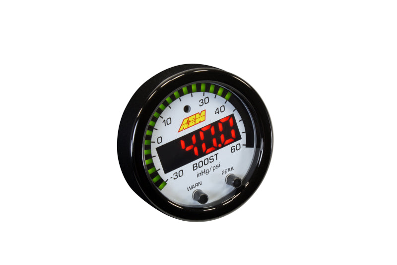 AEM X-Series Boost Pressure Gauge - -30inHg to 60psi, image 9