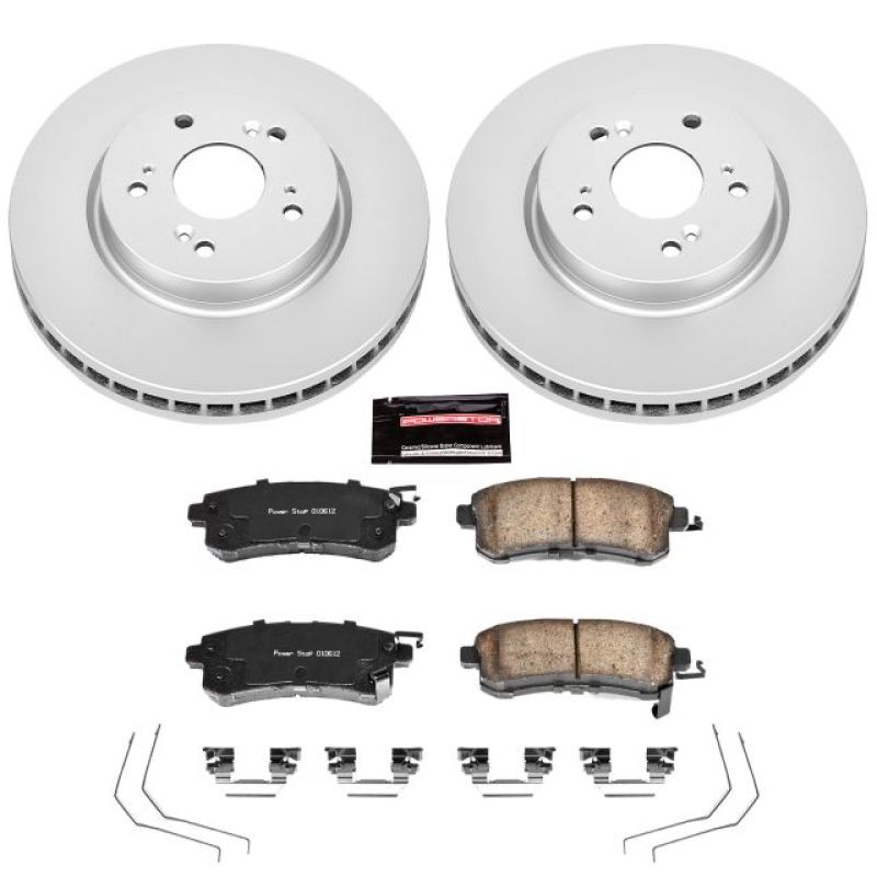PowerStop Z17 Evolution Front Brake Kit - Honda CR-V / Crosstour 2011-2016