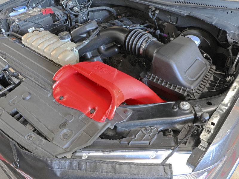 aFe Rapid Induction Dynamic Air Scoop - Ford F-150 2021-2026 - Red, image 3