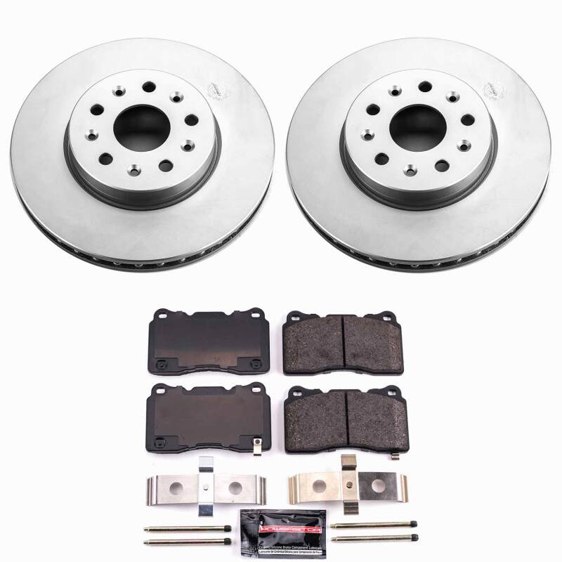 PowerStop Z23 Front Coated Brake Kit - Cadillac CTS / Chevrolet Camaro 2014-2024