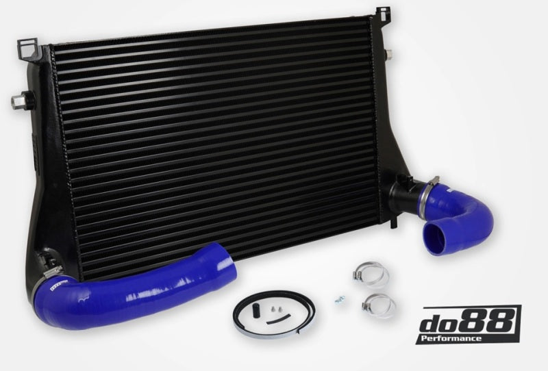 do88 Performance Intercooler - VAG 1.8 / 2.0 TSI MQB 2012-2026 - Blue Hoses