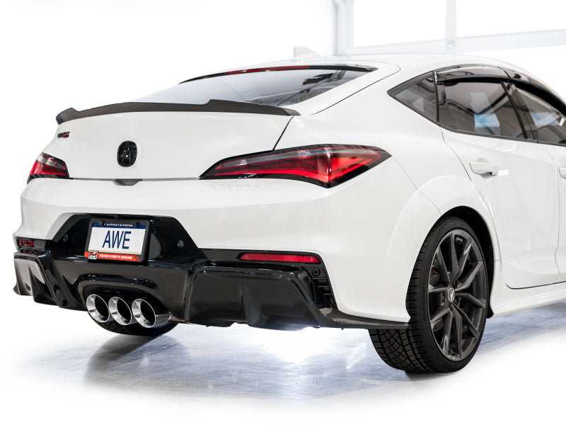 AWE Tuning Touring Edition Exhaust with Triple Chrome Silver Tips for 2024 Acura Integra Type S DE5