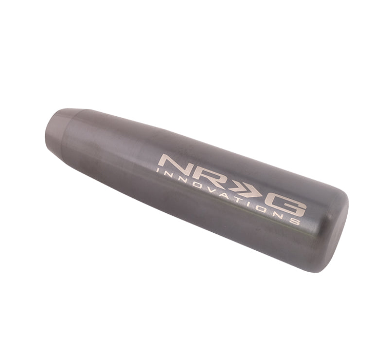 Nrg Universal Short Shifter Knob - 5in Length Heavy Weight 1.27lbs Black Chrome