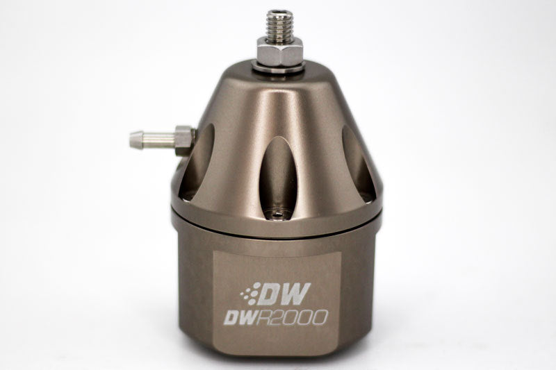 DeatschWerks DWR2000 Adjustable Fuel Pressure Regulator Titanium - OneFastShop