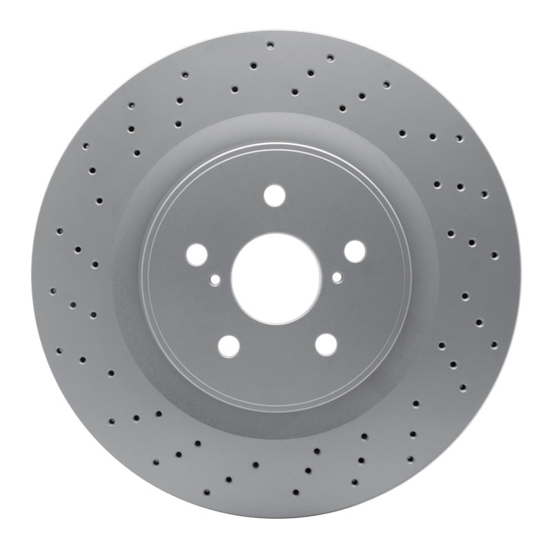 DFC GeoSPEC Coated Drilled Front Brake Rotor - Lexus IS F 2008-2014
