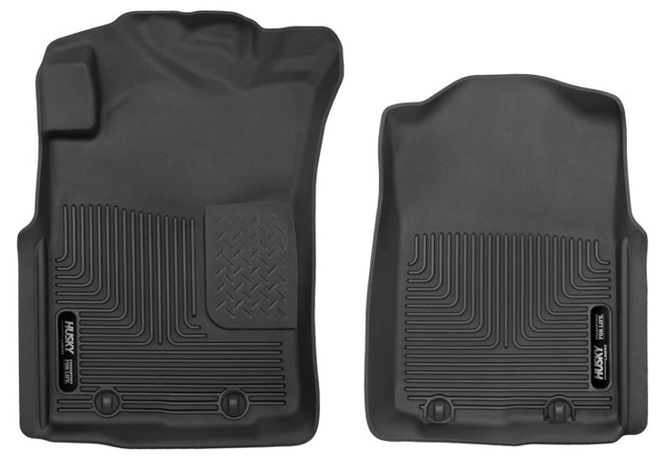 Husky Liners X-Act Contour Black Front Floor Liners for 05-11 Toyota Tacoma Pickup Crew Ext Std Cab - OneFastShop