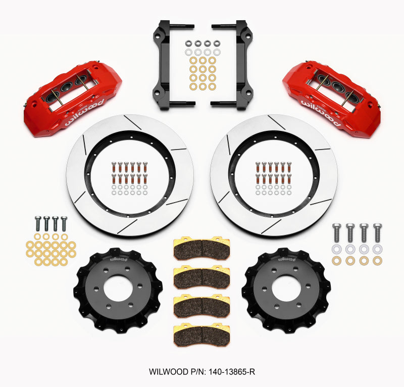 Wilwood TX6R Front Kit 15.50in Red for 2010-2015 Ford F150 6 Lug - OneFastShop