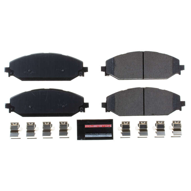 PowerStop Z23 Evolution Sport Front Brake Pads with Hardware for 2019 Ram 1500 - OneFastShop