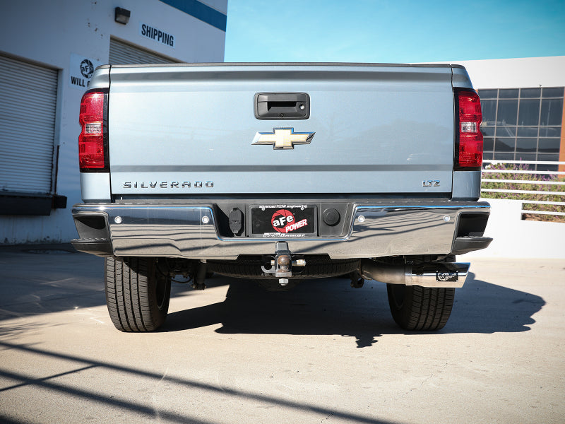 aFe Apollo GT Series 4in 409SS Cat Back Exhaust System Polished Tip 14-18 GM Silverado 1500 V8-6.2L