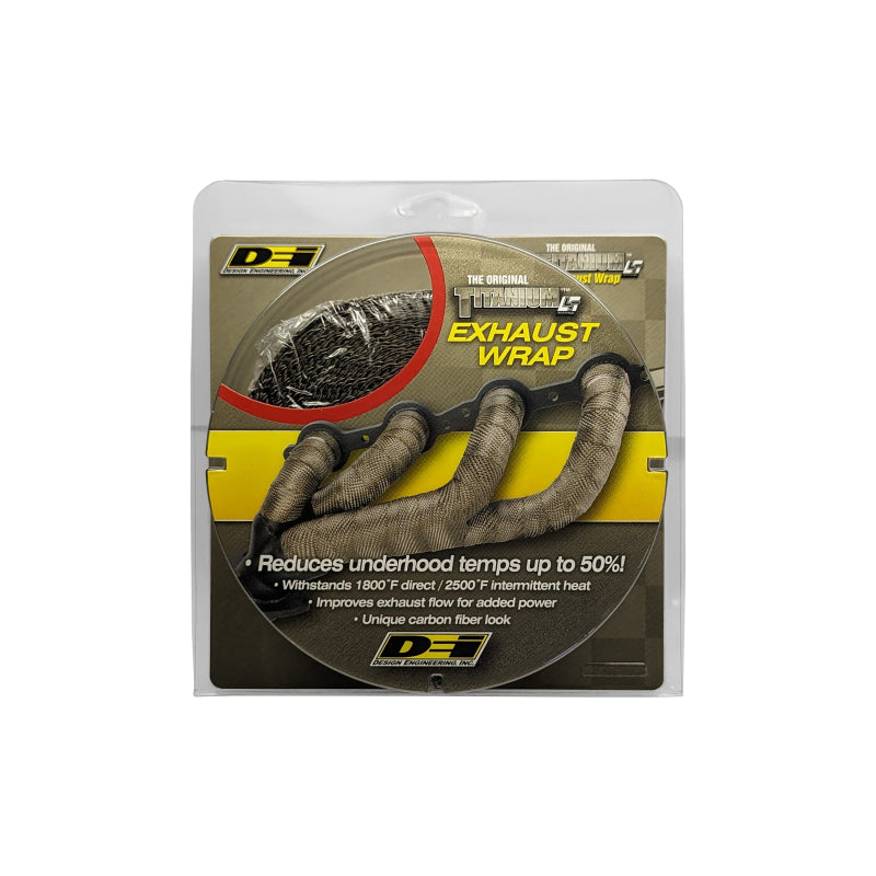 DEI Exhaust Wrap - Titanium Fiber 2in x 50ft