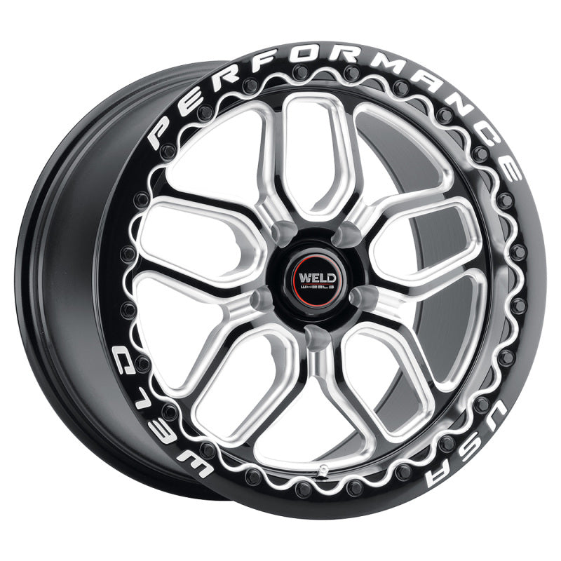 Weld S907 Laguna Beadlock Wheel 18X10 – 5X112 for ET40 Offset BS7.1 Gloss Black MIL Dia 78.1 (S907)