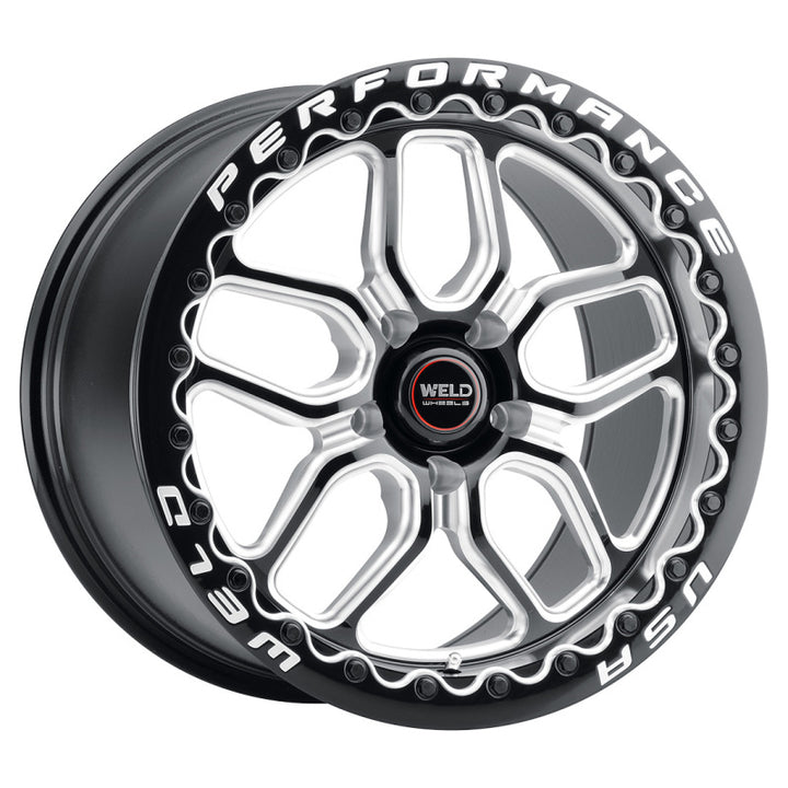 Weld S907 Laguna Beadlock Wheel 18X10 – 5X112 for ET40 Offset BS7.1 Gloss Black MIL Dia 78.1 (S907)