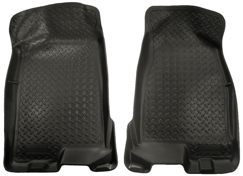 Husky Liners Classic Style Black Floor Liners for 04-12 Chevy Colorado/GMC Canyon Crew Cab - OneFastShop